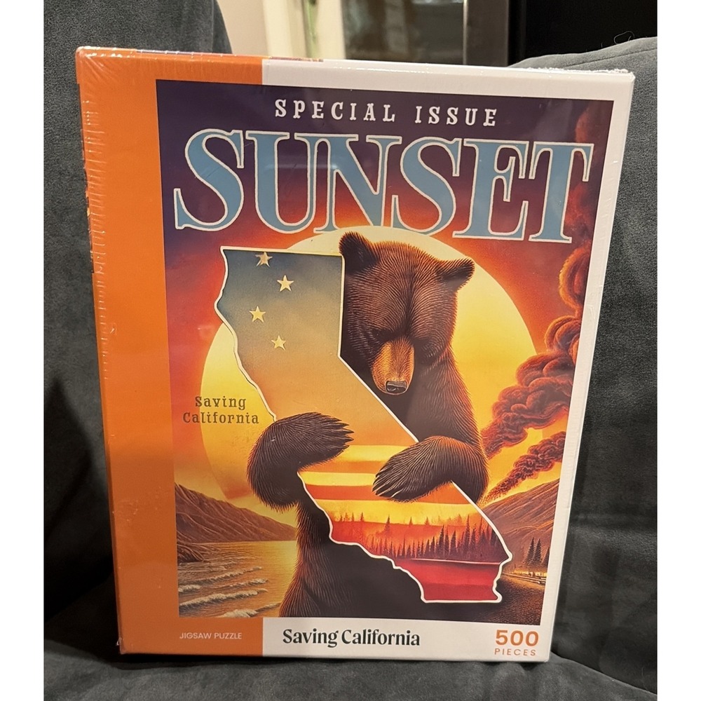 NEW Sunset Special Issue 'Saving California' 500-Piece Jigsaw Puzzle 18" x 24"